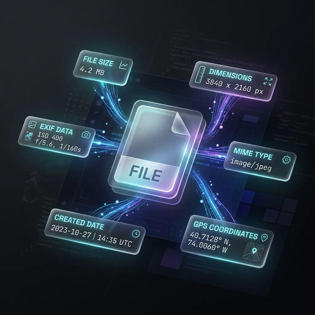 File Metadata Viewer: Read EXIF, Size, Type, and Hidden Data From Any File