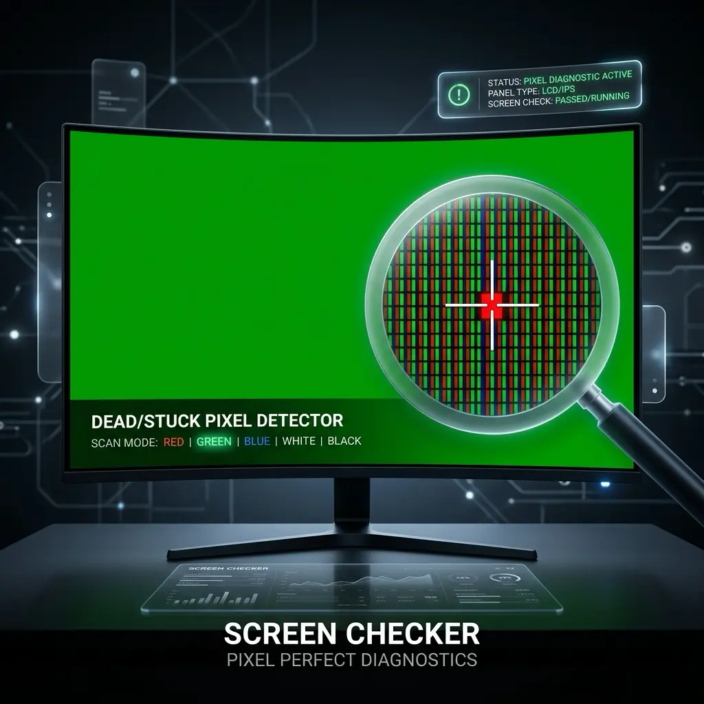 LCD Dead Pixel Checker: Pro-Grade Monitor Testing & Pixel Repair